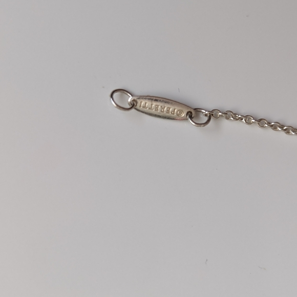 Tiffany & Co. Elsa Peretti Diamonds By The Yard Bracelet 925 Sterling Silver - Picture 5 of 8